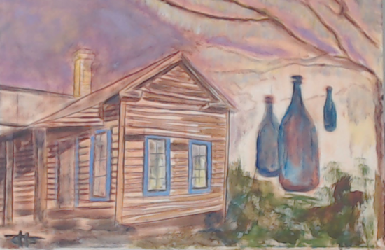 Oil painting-Haints of Hilton Head